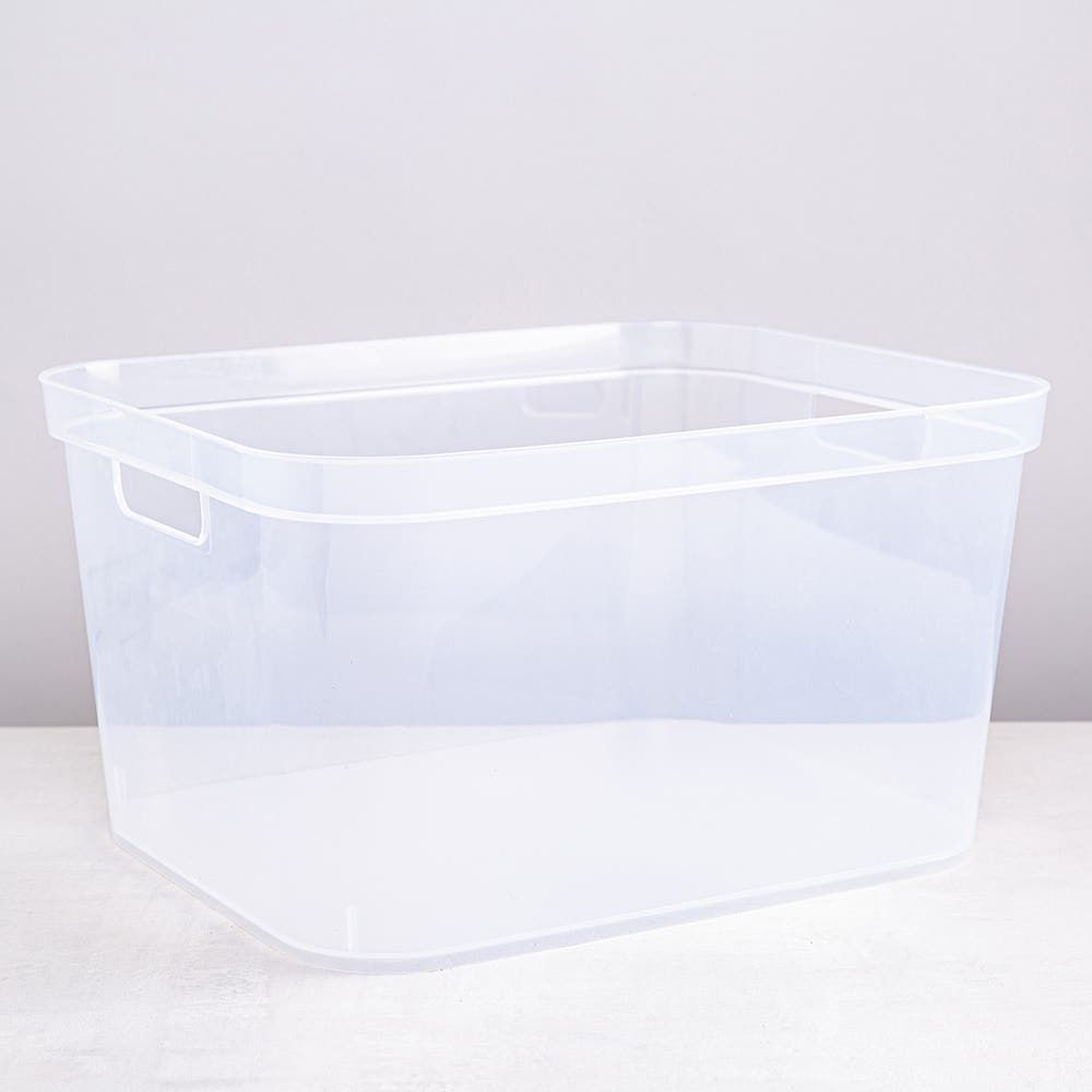 Sterilite Organize 'Tall' Plastic Storage Bin (Clear) 15x12.24x8.25"
