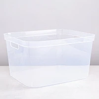 Sterilite Organize 'Tall' Plastic Storage Bin (Clear) 15x12.24x8.25"