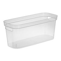 Sterilite Organize 'Narrow' Plastic Storage Bin (Clear) 15x6.25x6.25"