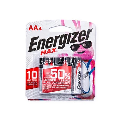 Energizer Max Batteries AA - Set of 4