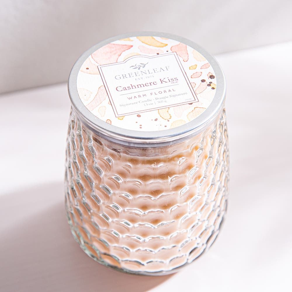 Greenleaf Gifts Signature 'Cashmere Kiss' Glass Jar Candle 13Oz