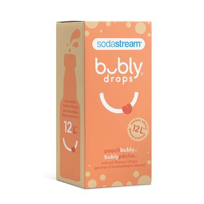 Sodastream Bubly 'Peach' Natural Flavour Fruit Drops