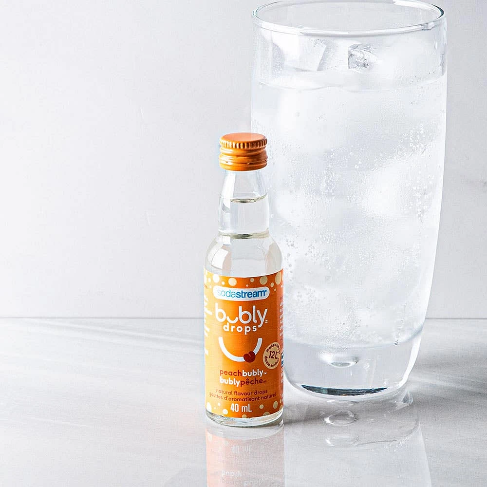 Sodastream Bubly 'Peach' Natural Flavour Fruit Drops