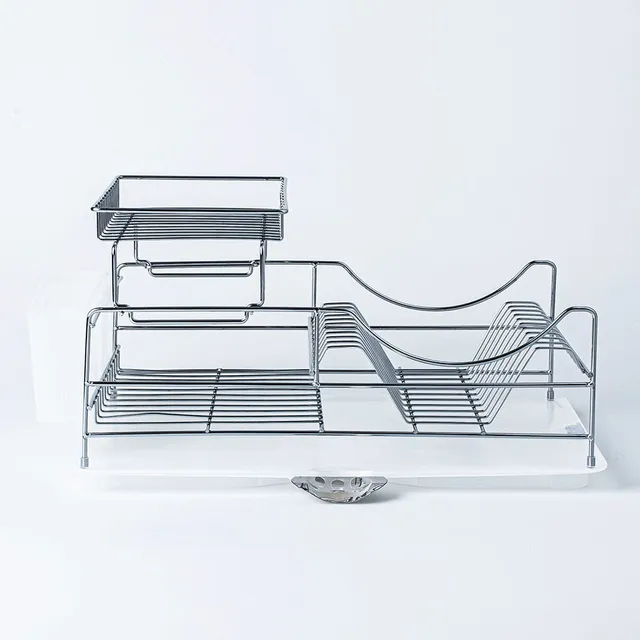 KSP Avanti Dish Rack with Tray 2-Tier (Aluminum)