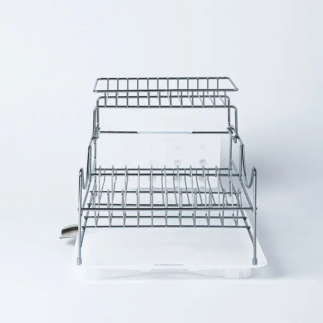 KSP Avanti Dish Rack with Tray 2-Tier (Aluminum)