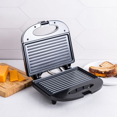 Hauz Living Non-Stick Panini Press-Grill (Black)