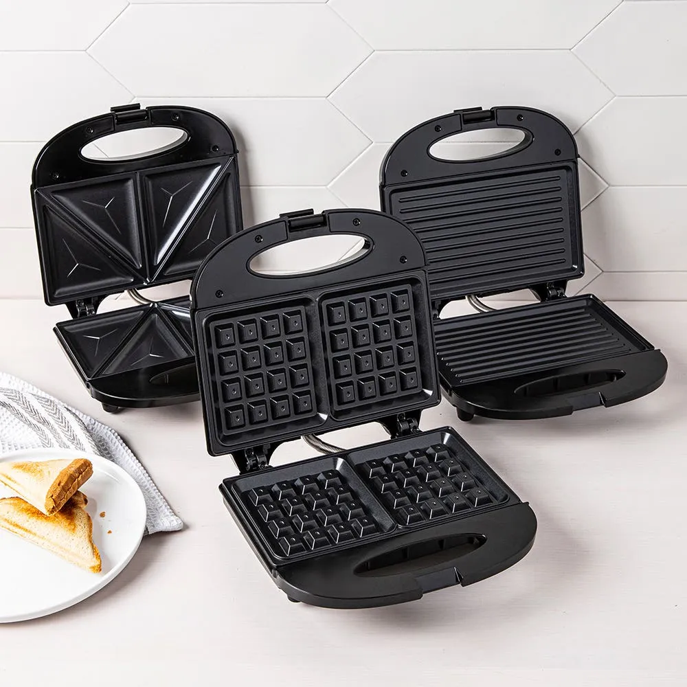 Hauz Living Non-Stick Panini Press-Grill (Black)