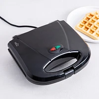 Hauz Living Non-Stick Waffle Maker (Black)