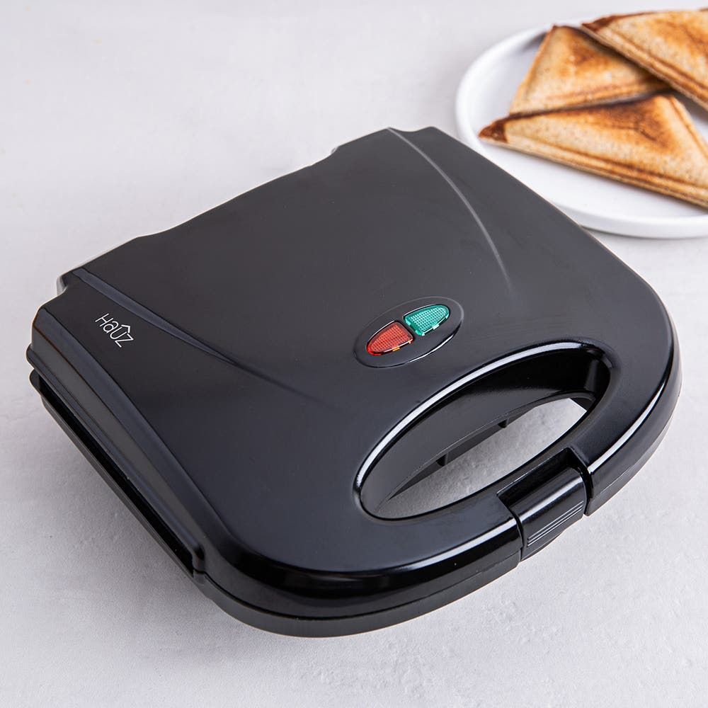 Hauz Living Non-Stick Sandwich Maker (Black)