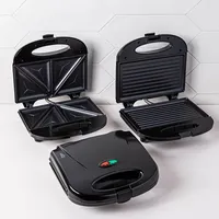 Hauz Living Non-Stick Sandwich Maker (Black)