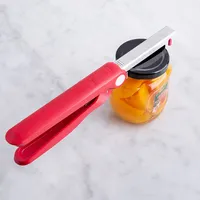 Chef'N Ajar Adjustable Jar Opener (Red/Stainless Steel)
