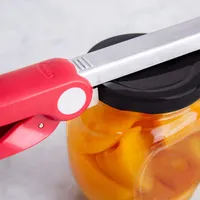 Chef'N Ajar Adjustable Jar Opener (Red/Stainless Steel)