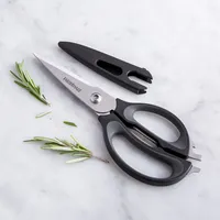 Farberware '4-In-1' Multi Purpose Scissors with Sleeve (Black)
