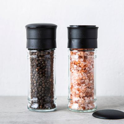 Kamenstein  Glass Salt and  Pepper Mill - Set of 2