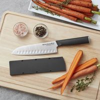 KitchenAid Classic Non-Slip Santoku Knife 7" (Black)