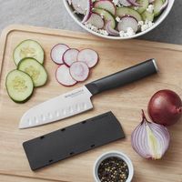 KitchenAid Classic Non-Slip Santoku Knife 5" (Black)