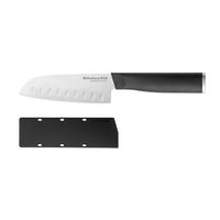 KitchenAid Classic Non-Slip Santoku Knife 5" (Black)
