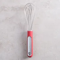 KitchenAid Cooks Silicone Utility Whisk (Red)