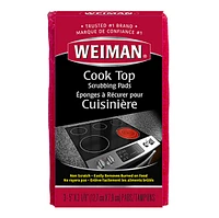 Weiman Good Housekeeping Cook Top Scrubbing Pads - Set of 3