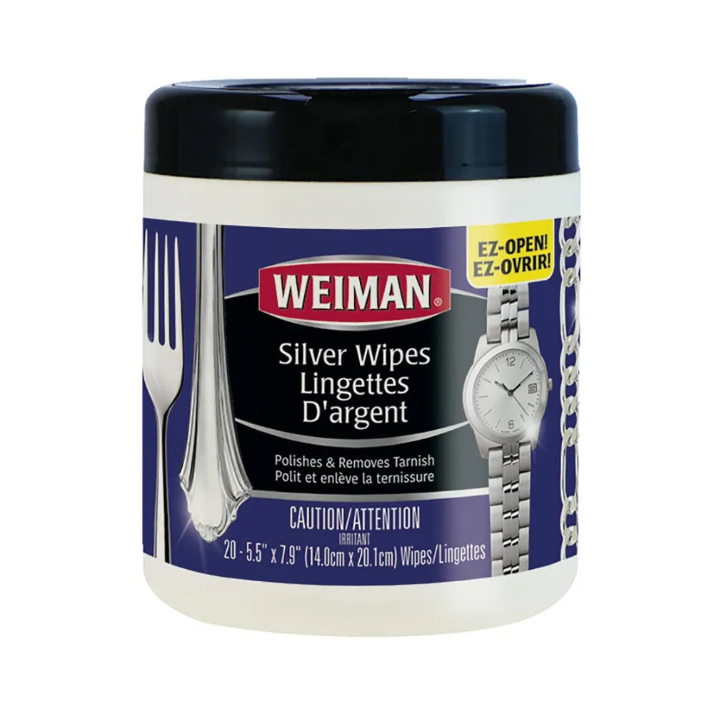 Weiman Good Housekeeping Silver Wipes - Set of 20