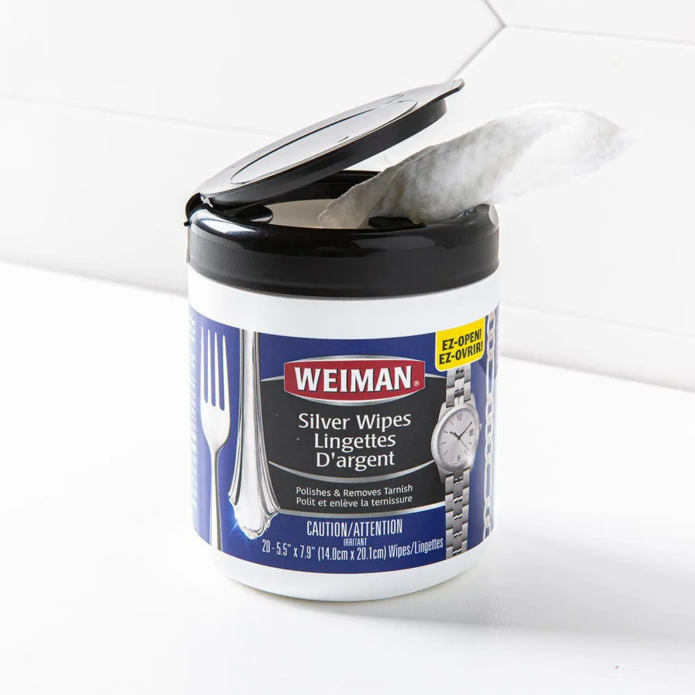 Weiman Good Housekeeping Silver Wipes - Set of 20