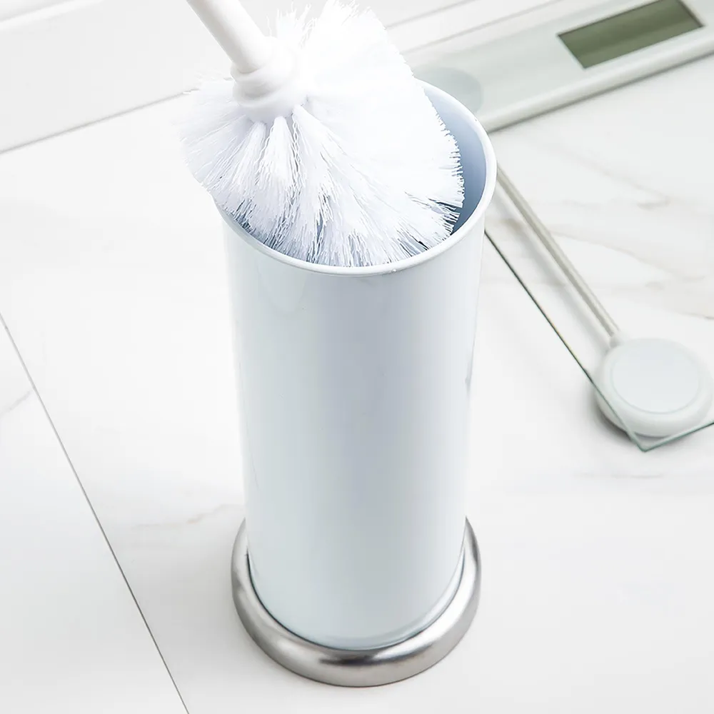 KSP Flush Toilet Brush Holder - White