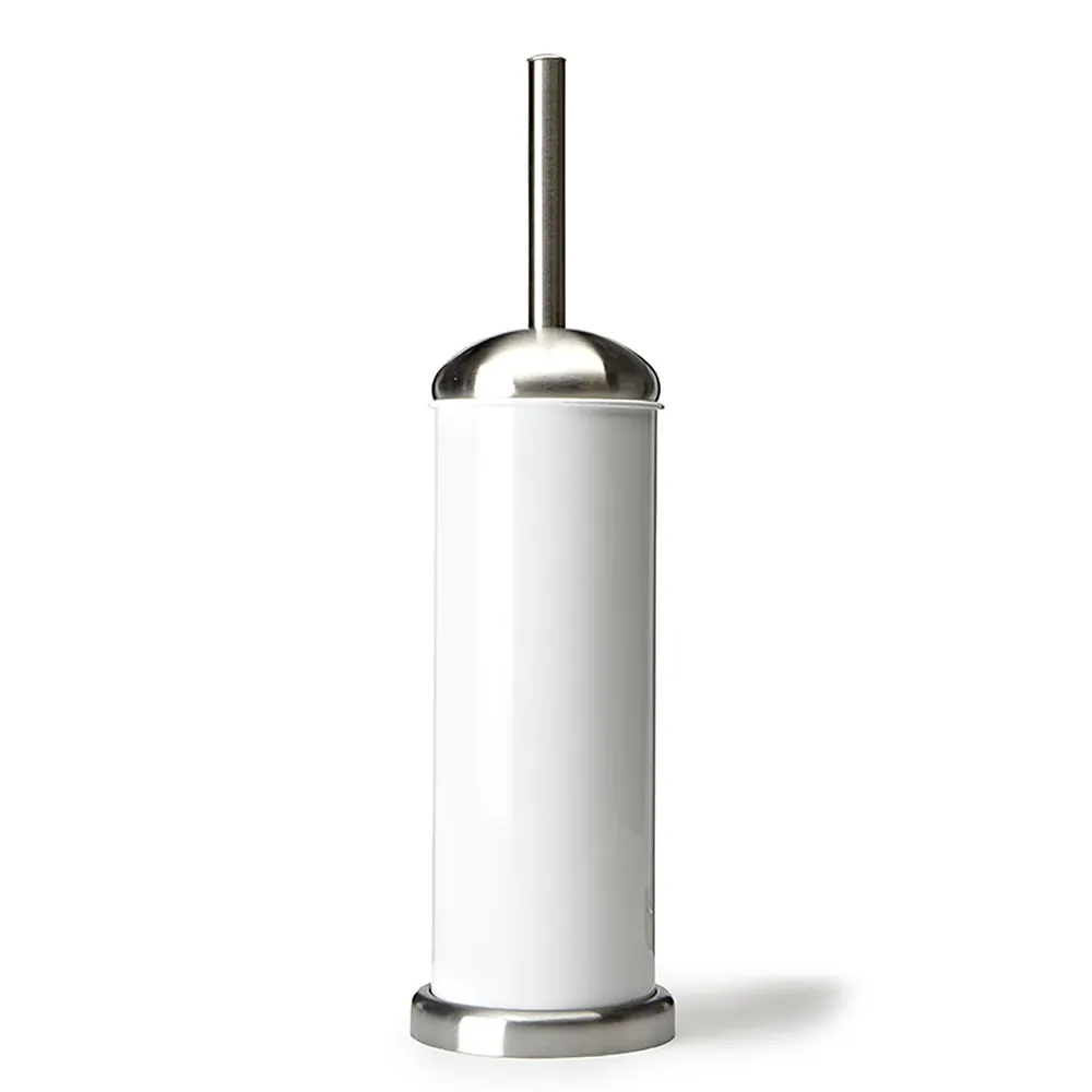 KSP Flush Toilet Brush Holder - White