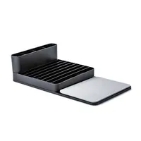 Madesmart Drying Stone Dish Rack (Carbon Black)