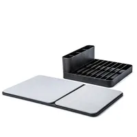 Madesmart Drying Stone Dish Rack (Carbon Black)