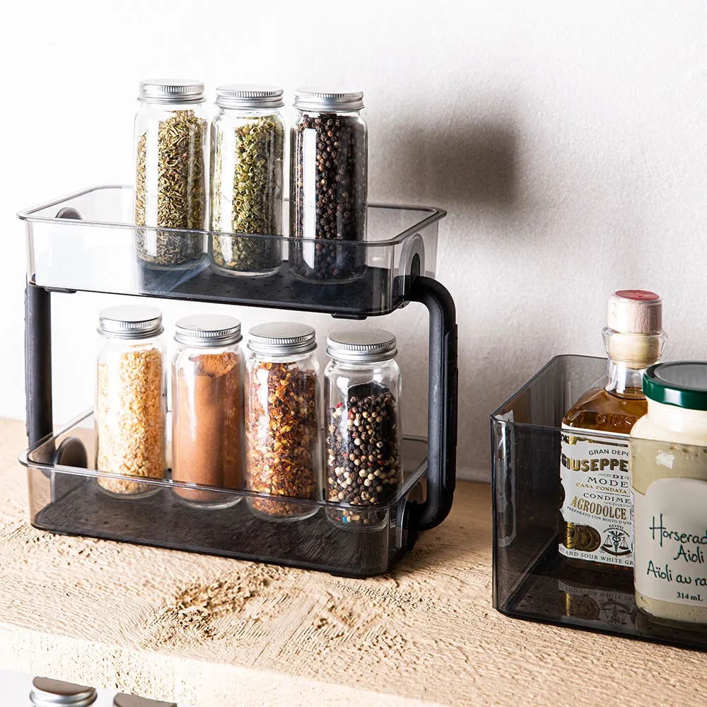 Madesmart Tidy Cabinet 2-Level Spice Organizer 10.4x5x7.2"