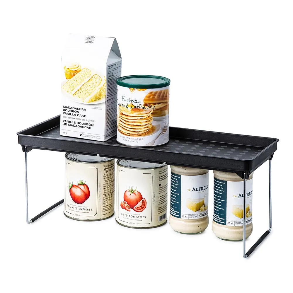 Madesmart Tidy Cabinet Stacking Shelf Large 18.4x7.6x1.5"