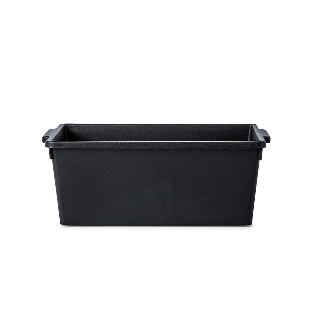 Madesmart Tidy Cabinet Deep Bin Small 10x8" (Carbon Black) 10.5x8.1x4"