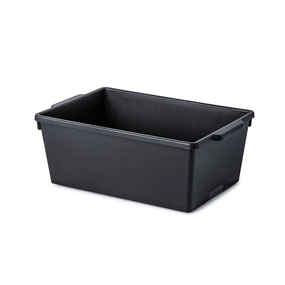 Madesmart Tidy Cabinet Deep Bin Small 10x8" (Carbon Black) 10.5x8.1x4"