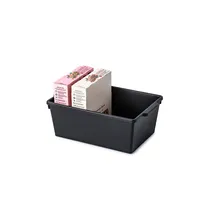 Madesmart Tidy Cabinet Deep Bin Small 10x8" (Carbon Black) 10.5x8.1x4"