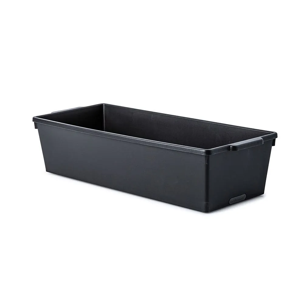 Madesmart Tidy Cabinet Deep Bin Large (Carbon Black) 16.5x6.8x4"