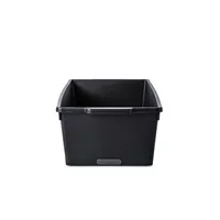Madesmart Tidy Cabinet Deep Bin Large (Carbon Black) 16.5x6.8x4"