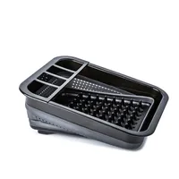 Madesmart In-Sink Organization Collapsible Dish Rack (Carbon Black)