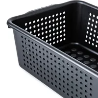 Madesmart Tidy Cabinet Basket Small (Carbon Black) 12.1x8.1x4"
