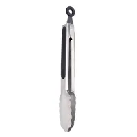 Luciano Gourmet Locking Tongs with Rubber Handles (9.5")