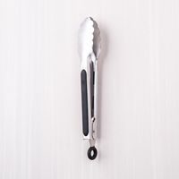 Luciano Gourmet Locking Tongs with Rubber Handles (9.5")