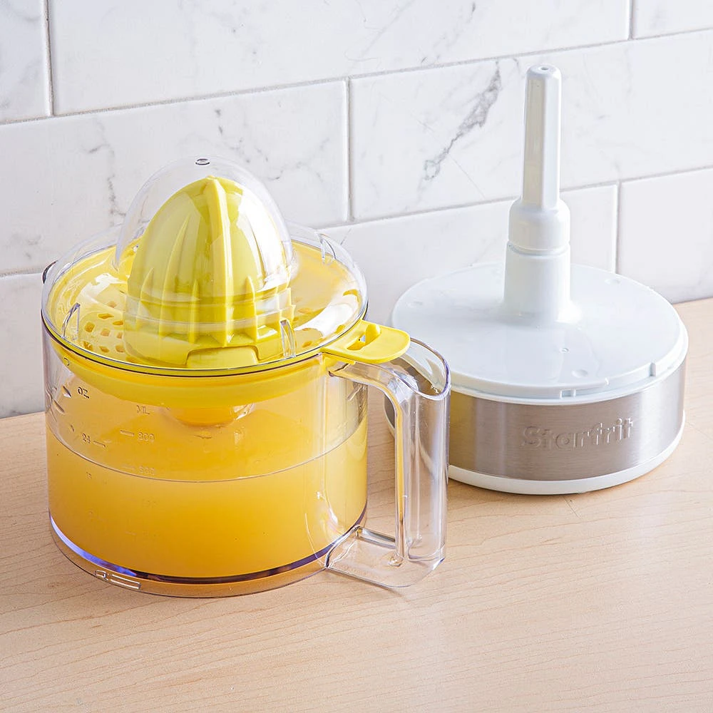 Starfrit Push Down Press Juicer (White/Stainless Steel)