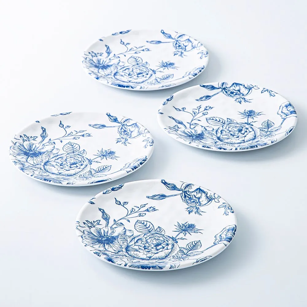 KSP Nibble 'Bella' Melamine Tidbit Plate - Set of 4