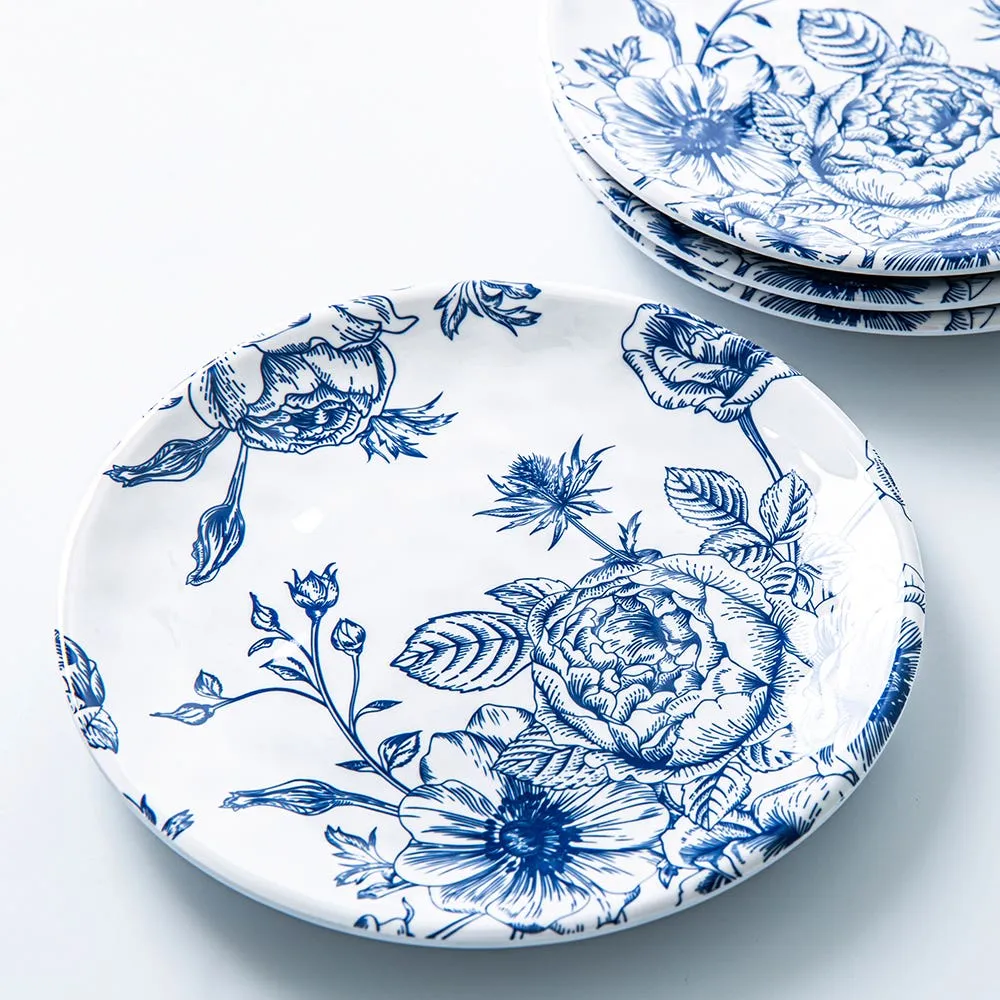 KSP Nibble 'Bella' Melamine Tidbit Plate - Set of 4