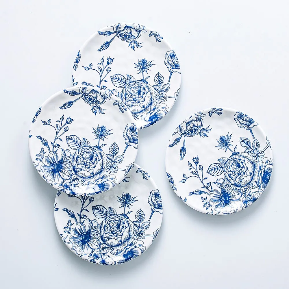 KSP Nibble 'Bella' Melamine Tidbit Plate - Set of 4