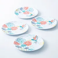 KSP Nibble 'Gigi' Melamine Tidbit Plate - Set of 4