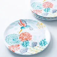 KSP Nibble 'Gigi' Melamine Tidbit Plate - Set of 4