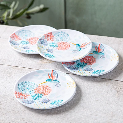 KSP Nibble 'Gigi' Melamine Tidbit Plate - Set of 4