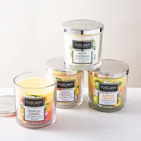 Empire Tuscany 3-Wick 'Summer Orchard' Glass Jar Candle