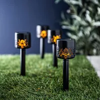 KSP Mosaic 'Filigree' LED Solar Lights - Set of 4