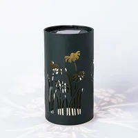 KSP Solar 'Flower' Table Top Lantern (Dark Green)
